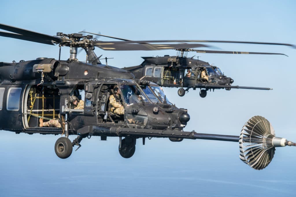 160th Special Operations Aviation Regiment helicopter in flight